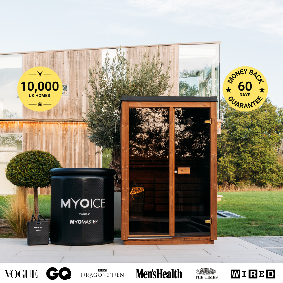 MyoSauna Nordic, Myoice Elite, MyoChill