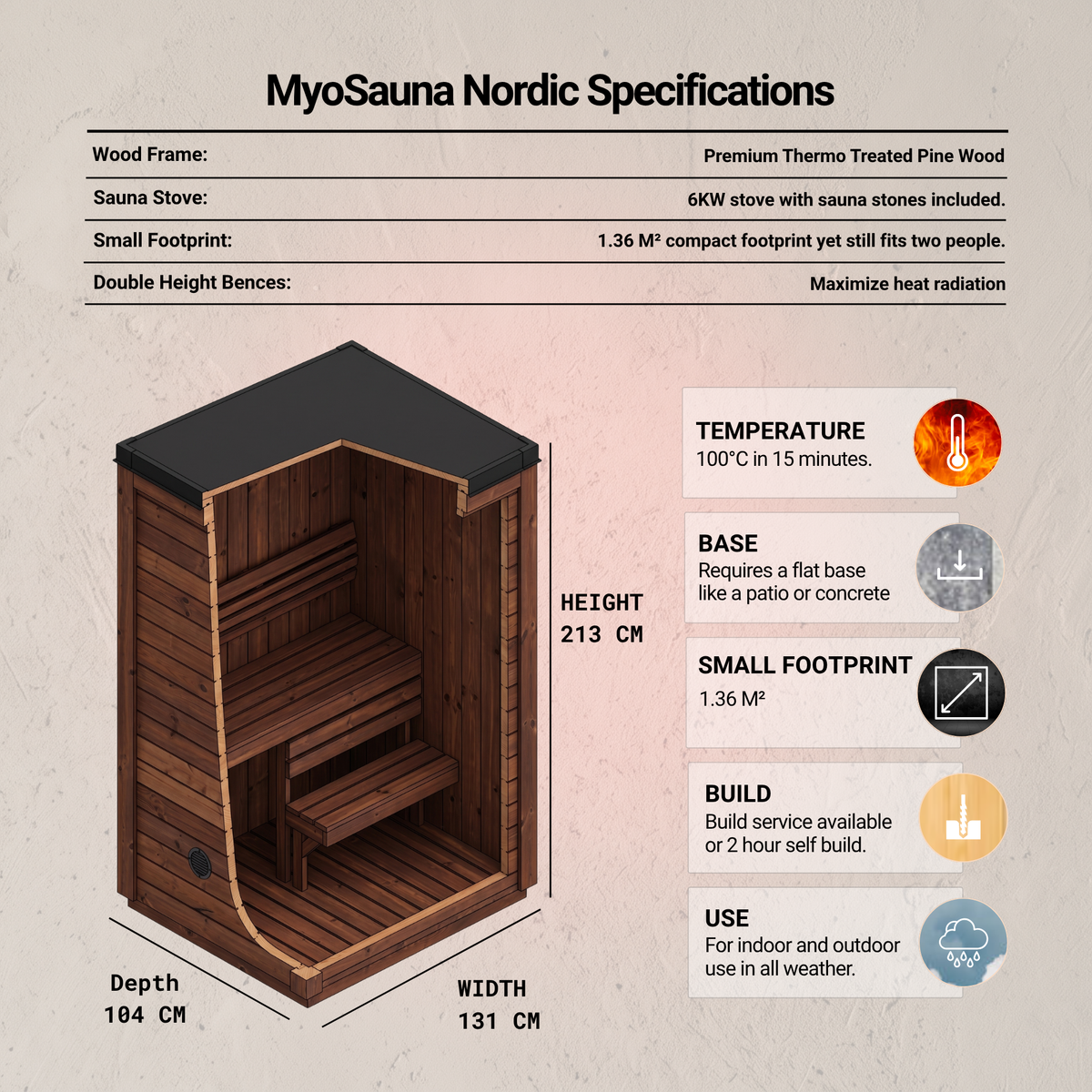 MyoSauna Nordic