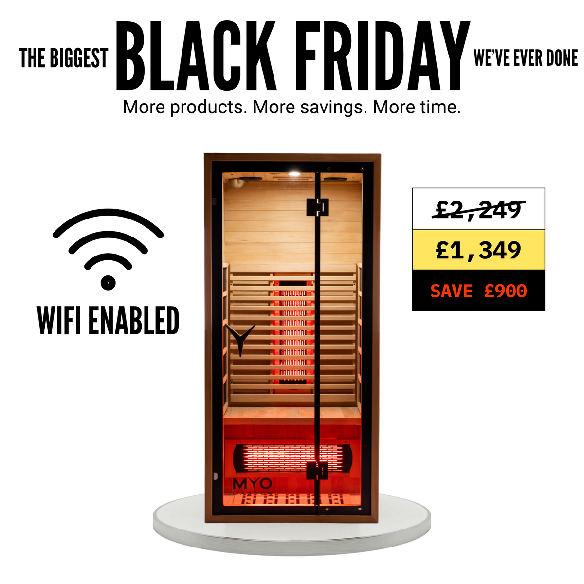 MyoSauna Infrared and Redlight (WIFI Enabled)