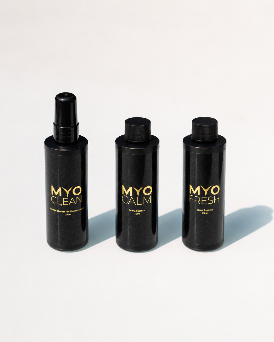 Myo-Calm, Myo-Fresh, Myo-Clean