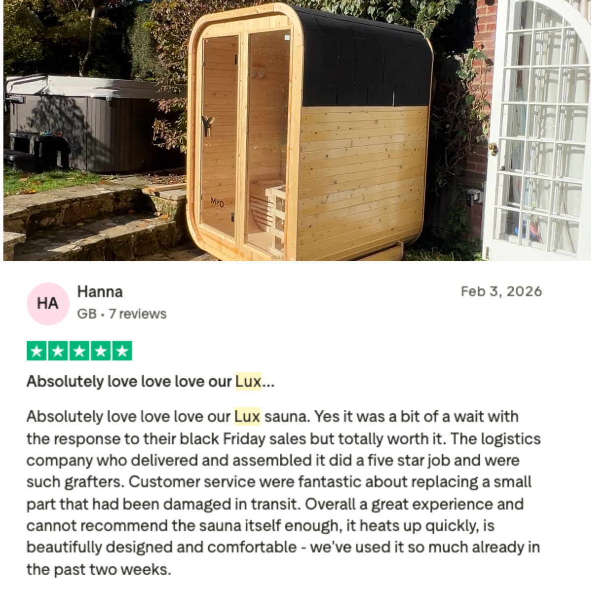 MyoSauna Lux